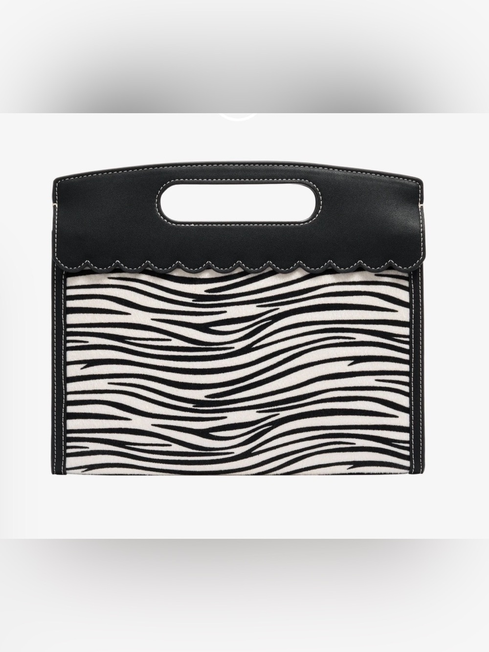 Stoney Clover Zebra envelope clutch